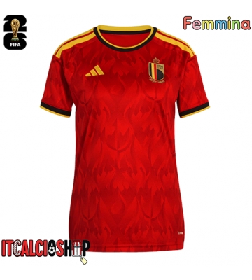 Belgio Prima Maglia Femmina Mondiali 2026 Manica Corta